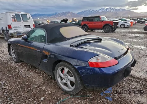 2002 Porsche Boxster S из США, поврежденный, VIN WP0CB29882U661928